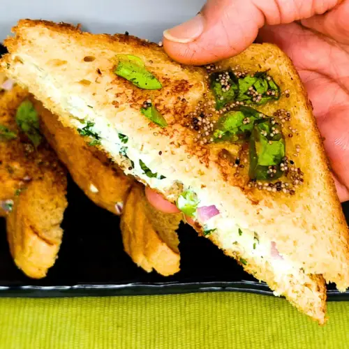 dahi tadka sandwich