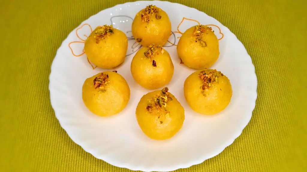 mango coconut ladoo