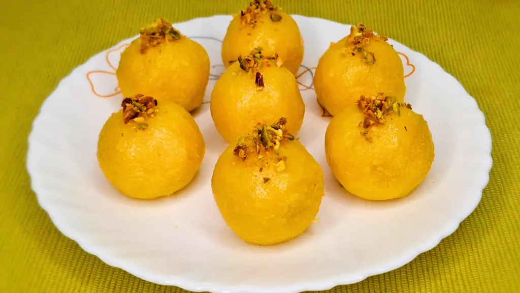 mango coconut ladoo