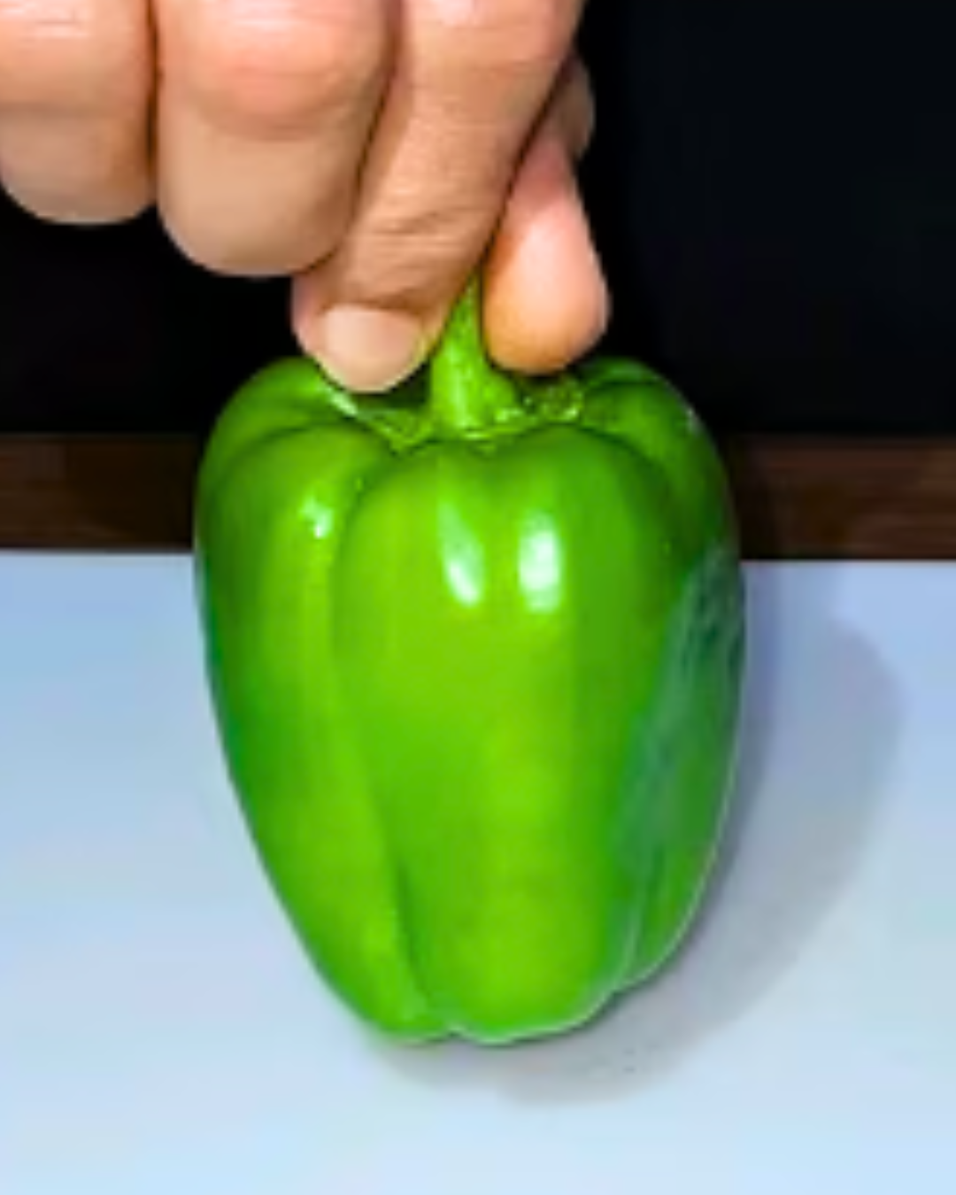 how to chop capsicum
