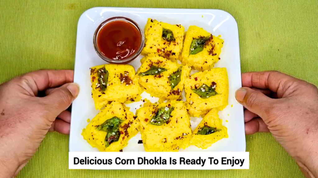 corn dhokla