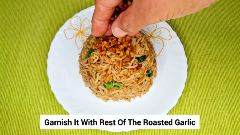 Burnt Garlic Fried Rice | Garlic Rice | Fried Rice | Veg Rice Recipe