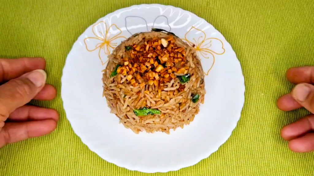 burnt garlic fried rice